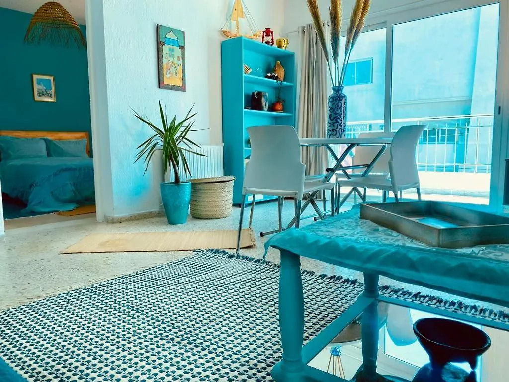 תוניס Cosy Bleu Apartment Sea View Marsa Plage